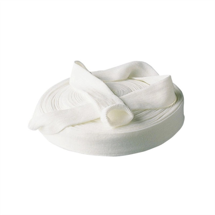 Jersey tubulaire 100 % coton, 5 cm x 25 m Jersey tubulaire 100 % coton, 5 cm x 25 m