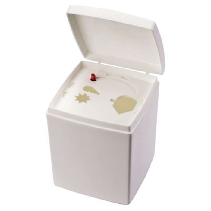 Kanülensammler Quick Safe, für ca. 300 Kanülen,
85 x 85 x 104 mm, Wandstärke 1.35 mm, 0.5 L Kanülensammler Quick Safe, für ca. 300 Kanülen,
85 x 85 x 104 mm, Wandstärke 1.35 mm, 0.5 L