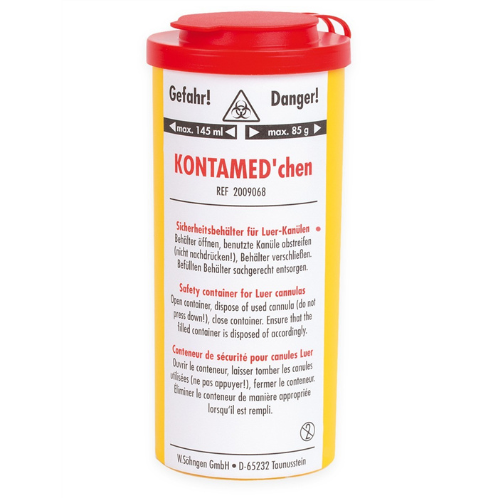 Kontamed-chen needle collection box 115 mm x 50 mm Kontamed-chen needle collection box 115 mm x 50 mm