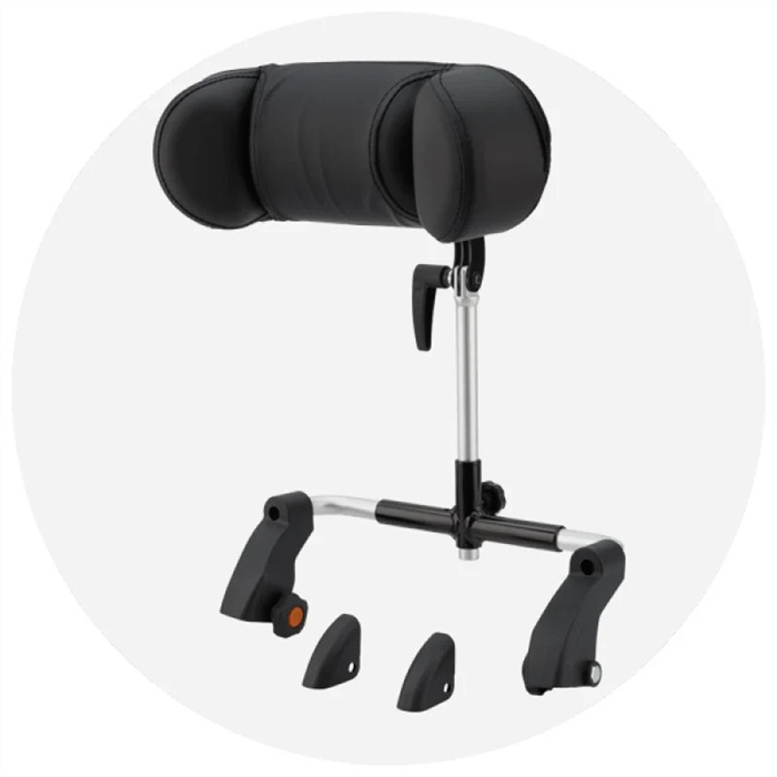 Kopfstütze für Rollstühle 19/22/25 mm, 32-44 cm Kopfstütze für Rollstühle 19/22/25 mm, 32-44 cm