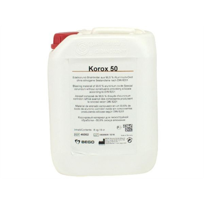 Korox 50 corundum blasting material, 8 kg Korox 50 corundum blasting material, 8 kg