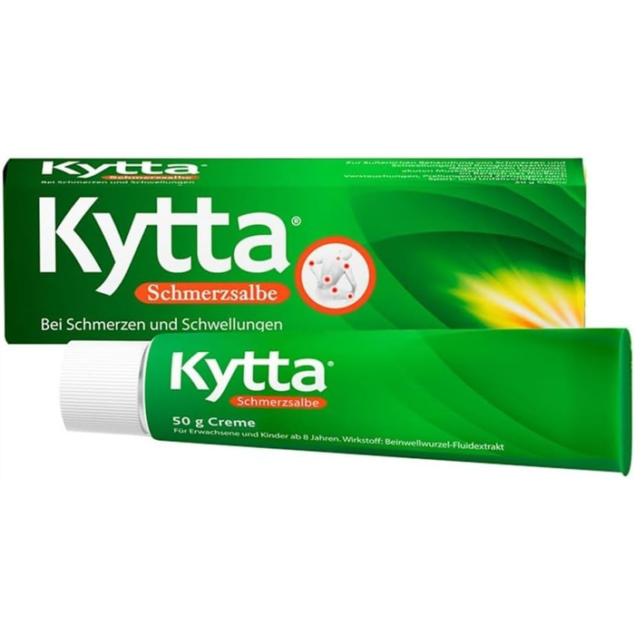 Kytta Schmerzsalbe 35% Beinwellwurzel, 50 g Kytta Schmerzsalbe 35% Beinwellwurzel, 50 g