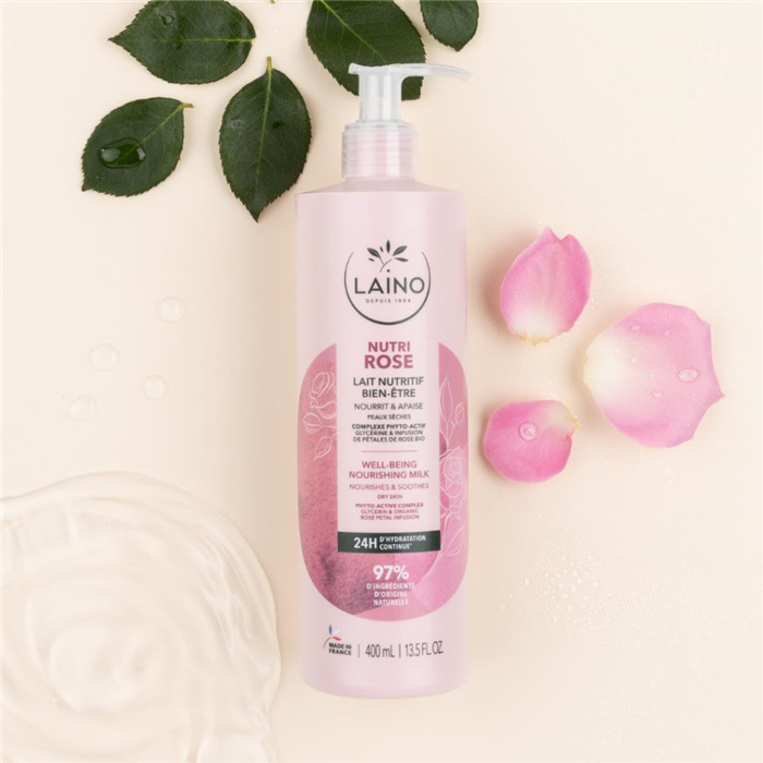 Lait Nutritif Pétale de Rose, 400 ml Lait Nutritif Pétale de Rose, 400 ml