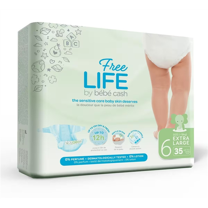 Lange Bebecash XL No. 6, 18+ kg, 35 pieces Lange Bebecash XL No. 6, 18+ kg, 35 pieces