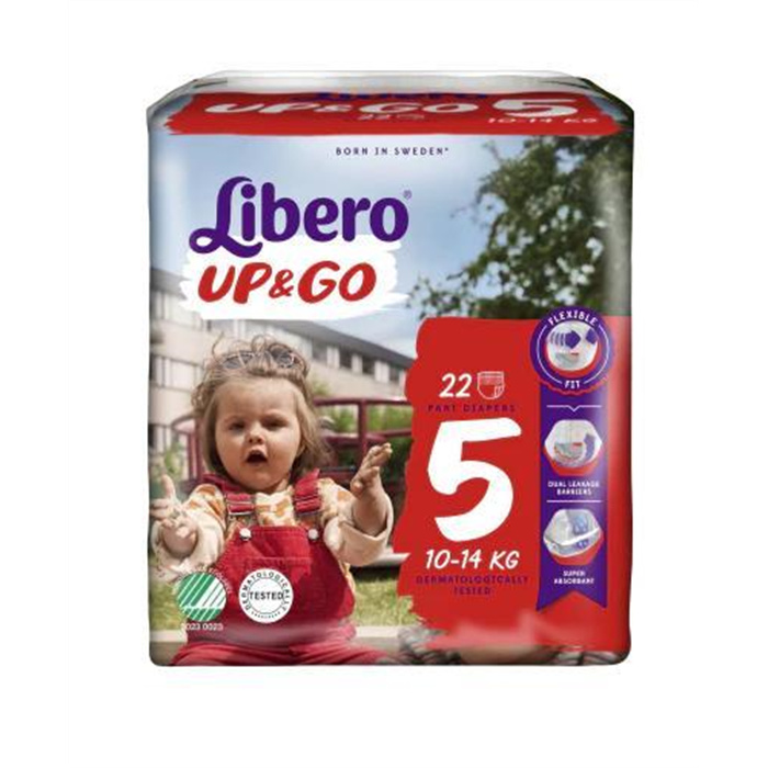 Langes Libero 5 Up & Go 10-14 kg
sachet de 20 pièces Langes Libero 5 Up & Go 10-14 kg
sachet de 20 pièces