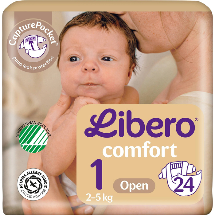 Langes Libero Comfort 1, 24 pièces Langes Libero Comfort 1, 24 pièces