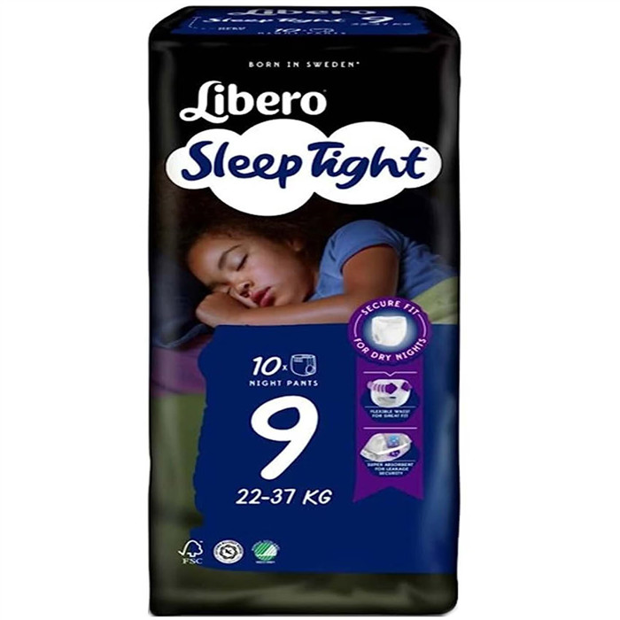 Langes Libero Sleep Tight 9, 22 - 37 kg, pack of 10 pieces