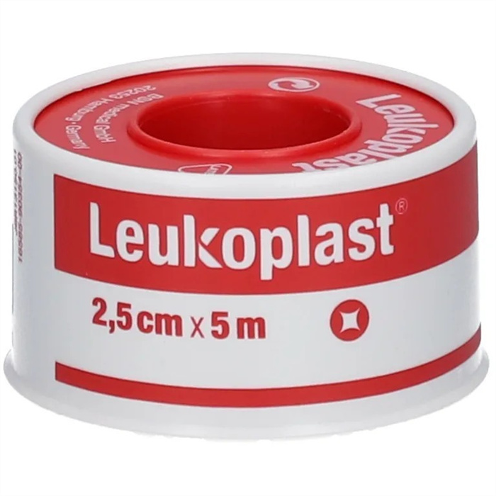 Leukoplast 2,5 cm x 5 m Pflasterrolle mit Vliesstoffträger Leukoplast 2,5 cm x 5 m Pflasterrolle mit Vliesstoffträger