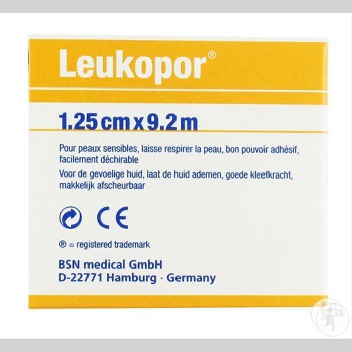 Leukopor 1,25 cm x 9,2 m – Mikroporöses Heftpflaster Leukopor 1,25 cm x 9,2 m – Mikroporöses Heftpflaster