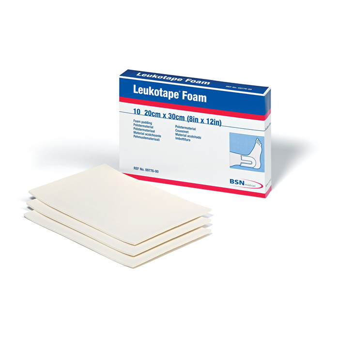 Leukotape Foam 30 cm x 20 cm, 10 pcs Leukotape Foam 30 cm x 20 cm, 10 pcs