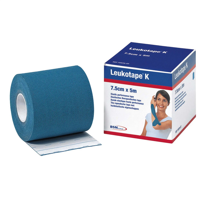 Leukotape K 7,5 cm x 5 m, blau Leukotape K 7,5 cm x 5 m, blau