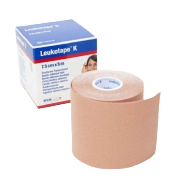 Leukotape K 7,5 cm x 5 m, skin coloured Leukotape K 7,5 cm x 5 m, skin coloured