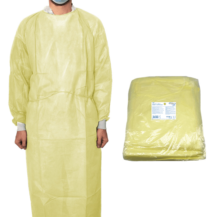MaiMed-Coat ViruGuard,140x140,nonwoven,
yellow,with knit cuff,non sterile,to bind MaiMed-Coat ViruGuard,140x140,nonwoven,
yellow,with knit cuff,non sterile,to bind