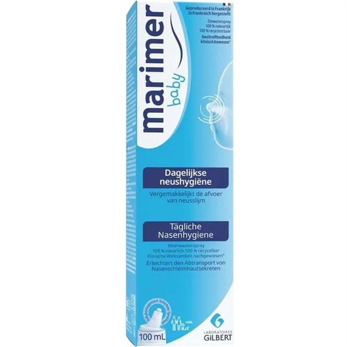 Marimer Bébé – Hygiène nasale isotonique 9%, 100 ml Marimer Bébé – Hygiène nasale isotonique 9%, 100 ml