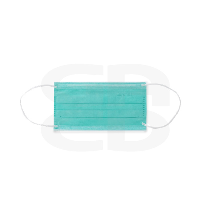Masque facial Monoart PTC, doux, couleur aigue-marine, boîte de 50 pièces Masque facial Monoart PTC, doux, couleur aigue-marine, boîte de 50 pièces