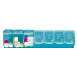 Medikamenten Wochendispenser klein, 
1 Fach pro Tag