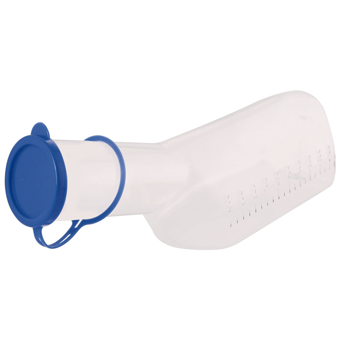 Medimex Urinflasche für Männer aus Polypropylen (PP), milchig-weiß 1000ml Medimex Urinflasche für Männer aus Polypropylen (PP), milchig-weiß 1000ml