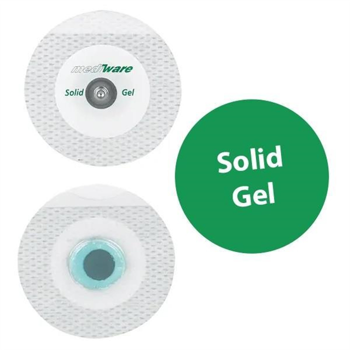 Mediware Microtape Lochvlies-Elektrode Solid Gel, 50 mm, grün, 30 St. Mediware Microtape Lochvlies-Elektrode Solid Gel, 50 mm, grün, 30 St.