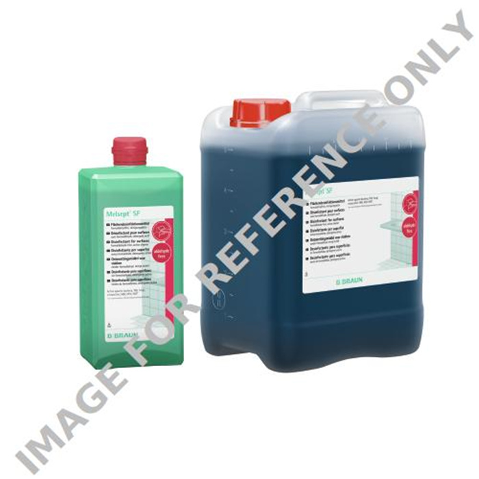 MELSEPT SF, 1 L.
ALKOHOL. FLAECHENDESINFEKTION MELSEPT SF, 1 L.
ALKOHOL. FLAECHENDESINFEKTION