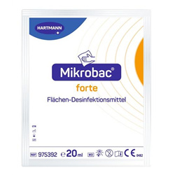 Microbac Forte, sachet doseur 20 ml, nettoyant désinfectant de surfaces sans aldéhydes