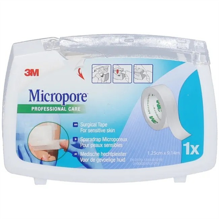 Micropore surgical tape, 1.25 cm × 9.15 m Micropore surgical tape, 1.25 cm × 9.15 m