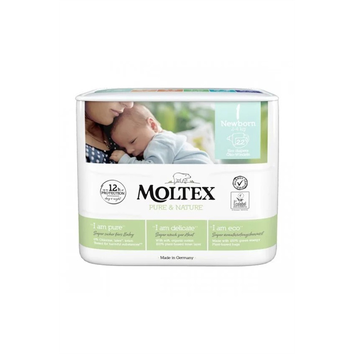 Moltex Couches 2-4 kg, 22 pièces Moltex Couches 2-4 kg, 22 pièces