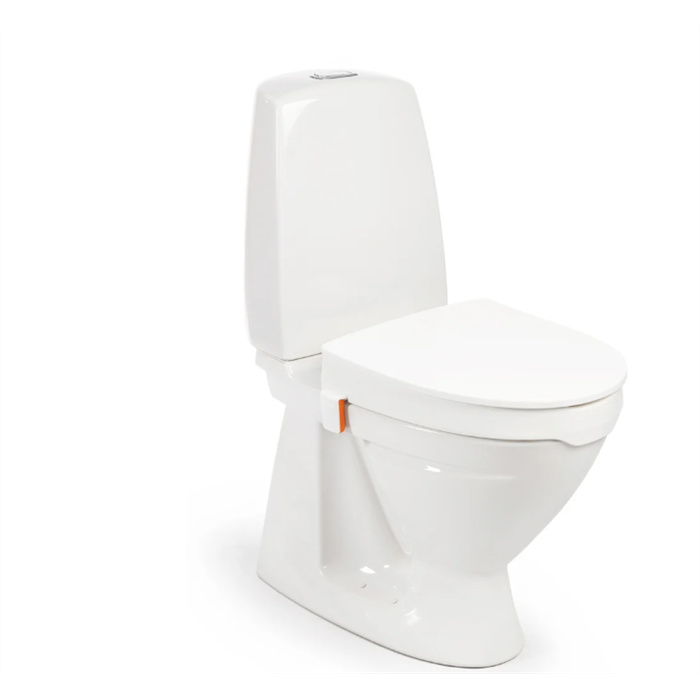 MY-LOO Toilet seat raiser with clamps and lid, 6 cm MY-LOO Toilet seat raiser with clamps and lid, 6 cm