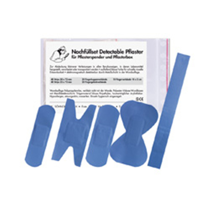 NACHFUELLSET DETECTABLE, KOMPLETT, 5-TEILIG
130 ST. NACHFUELLSET DETECTABLE, KOMPLETT, 5-TEILIG
130 ST.