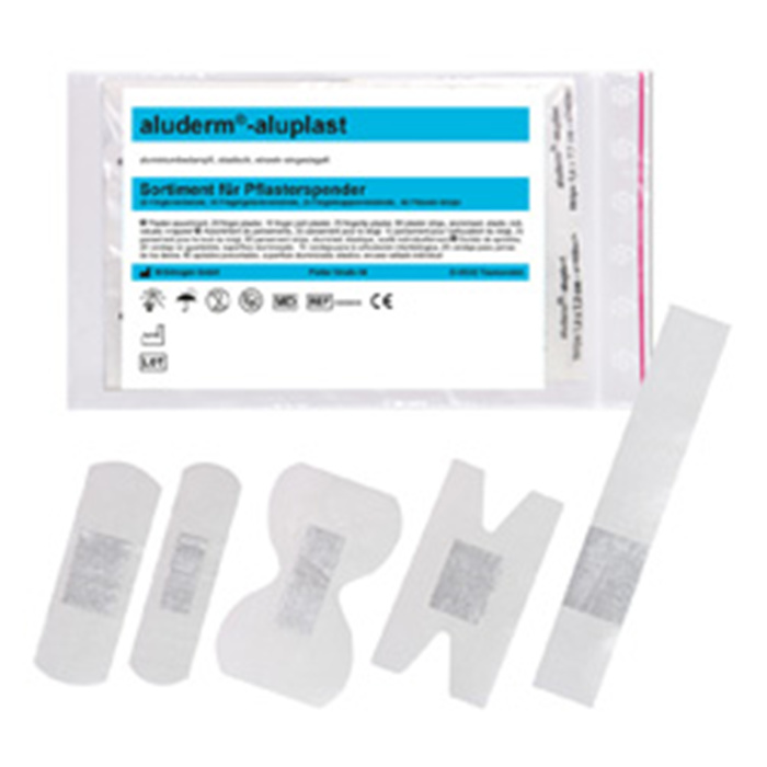 NACHFUELLSET F. ALUDERM-PFLASTERSPENDER
KOMPL. 115 PFLASTER NACHFUELLSET F. ALUDERM-PFLASTERSPENDER
KOMPL. 115 PFLASTER