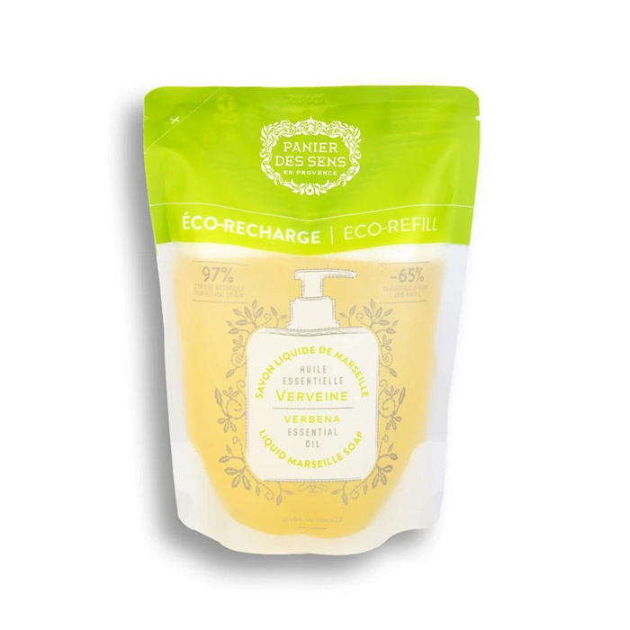 Nachfüllpackung Savon de Marseille flüssig - Entspannende Zitronenverbene, 500 ml Nachfüllpackung Savon de Marseille flüssig - Entspannende Zitronenverbene, 500 ml