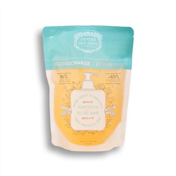 Nachfüllpackung Savon de Marseille flüssig - Kostbarer Jasmin, 500 ml Nachfüllpackung Savon de Marseille flüssig - Kostbarer Jasmin, 500 ml