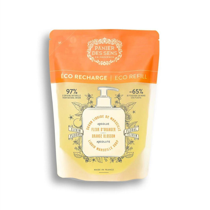 Nachfüllpackung Savon de Marseille flüssig - Orangenblüte, 500 ml Nachfüllpackung Savon de Marseille flüssig - Orangenblüte, 500 ml