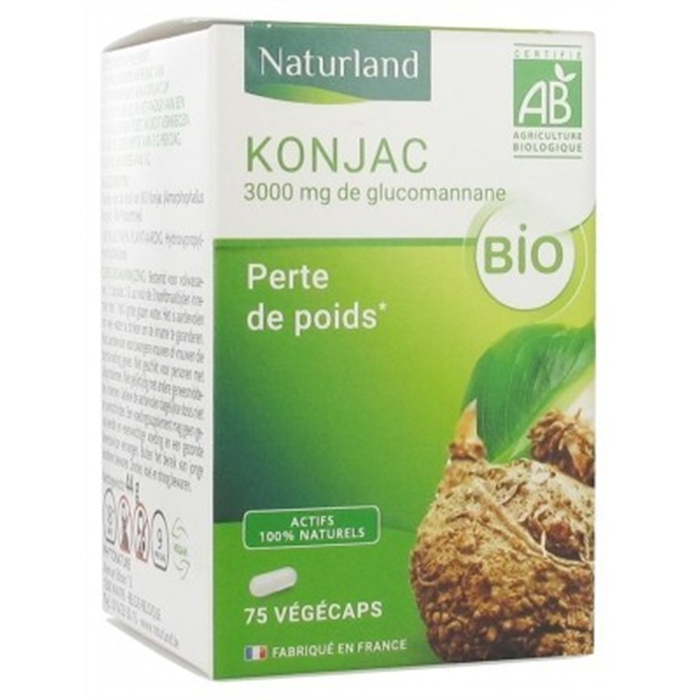 Naturland Vegecaps Konjac, 75 Kapseln Naturland Vegecaps Konjac, 75 Kapseln