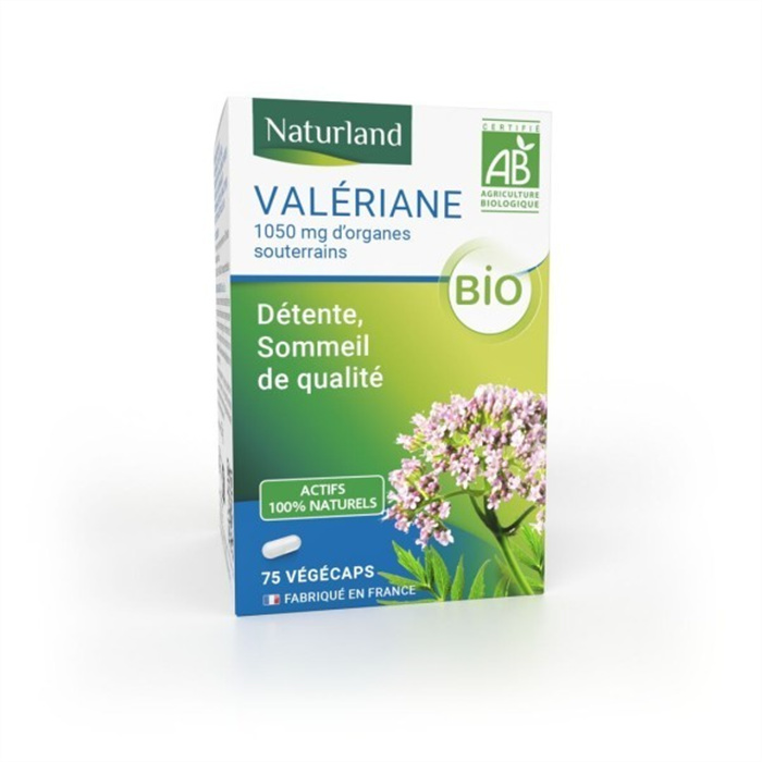 Naturland Vegecaps Valériane, 75 capsules Naturland Vegecaps Valériane, 75 capsules