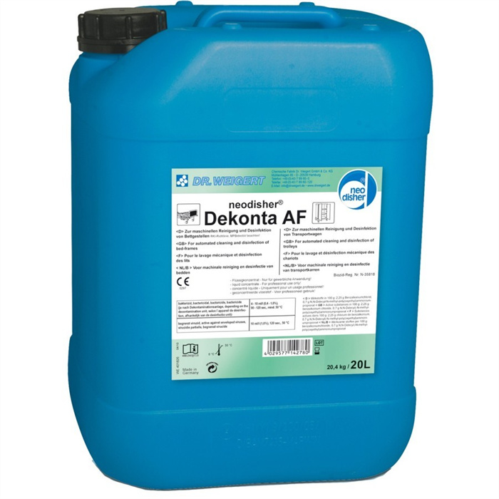 Neodisher Dekonta AF disinfectant cleaner, 20 L Neodisher Dekonta AF disinfectant cleaner, 20 L