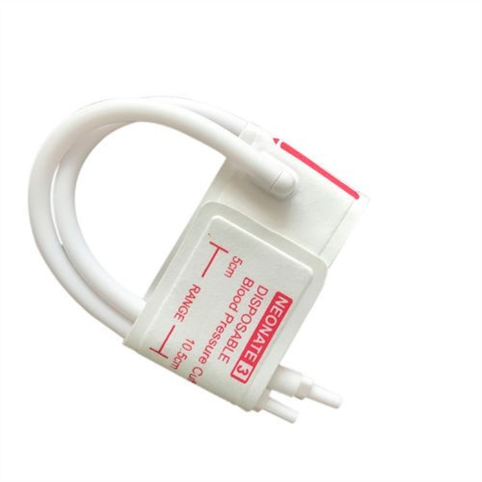 Neonatal NIBP cuff, width 5 cm, arm circumference 8 to 15 cm
10 pieces, red, latex-free Neonatal NIBP cuff, width 5 cm, arm circumference 8 to 15 cm
10 pieces, red, latex-free