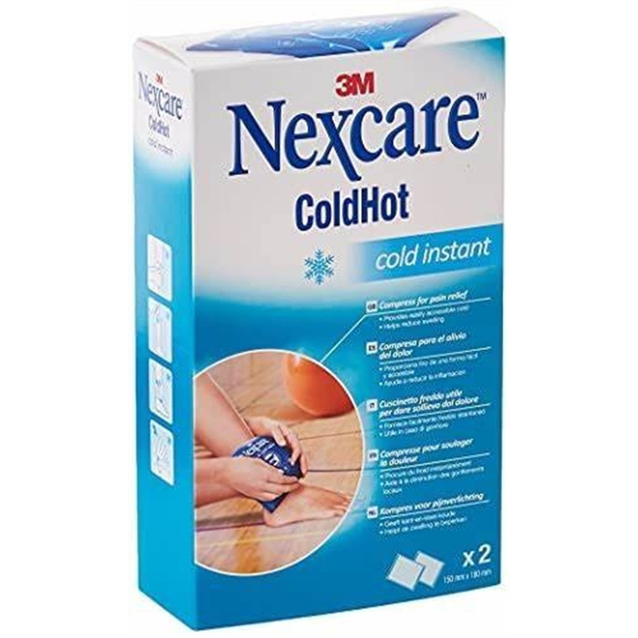 Nexcare Cold Instant Therapy Pack, coussin de froid instantané, double pack 2 pièces Nexcare Cold Instant Therapy Pack, coussin de froid instantané, double pack 2 pièces