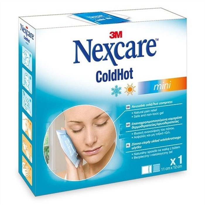 Nexcare ColdHot Mini 11 X 12 cm, avec housse non tissée Nexcare ColdHot Mini 11 X 12 cm, avec housse non tissée