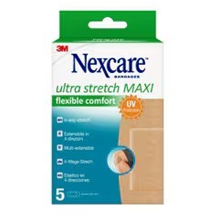 Nexcare Flexible Comfort Ultra MAXI, 50 x 101 mm , 5/ box Nexcare Flexible Comfort Ultra MAXI, 50 x 101 mm , 5/ box