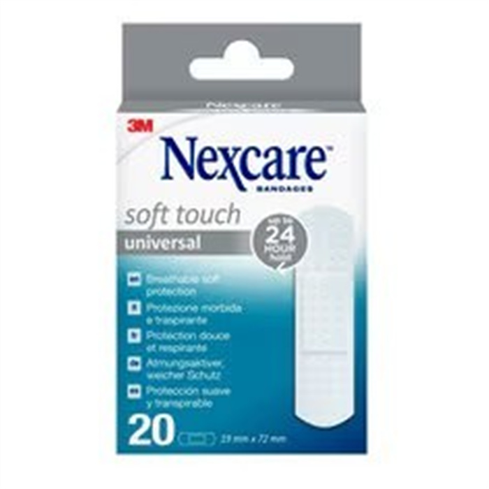 Nexcare Soft Touch Universal Pflaster, 20/Packung Nexcare Soft Touch Universal Pflaster, 20/Packung