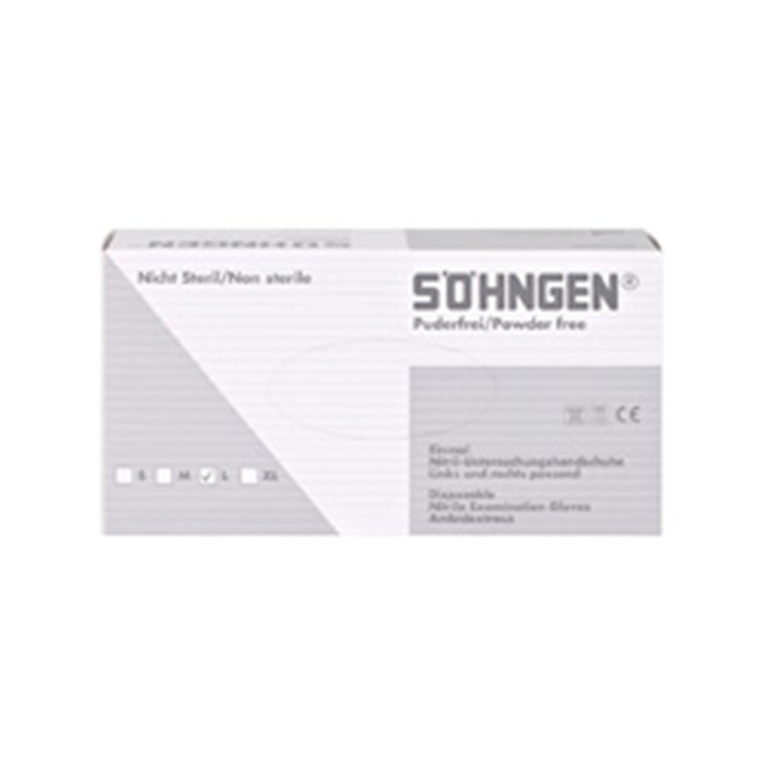 NITRIL SCHUTZHANDSCHUHE, BLAU, GROSS
PUDERFREI, 100 ST. NITRIL SCHUTZHANDSCHUHE, BLAU, GROSS
PUDERFREI, 100 ST.