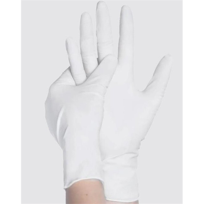 Nitrile gloves, white, size XL, powder-free, Eco-Plus, 100 pieces Nitrile gloves, white, size XL, powder-free, Eco-Plus, 100 pieces
