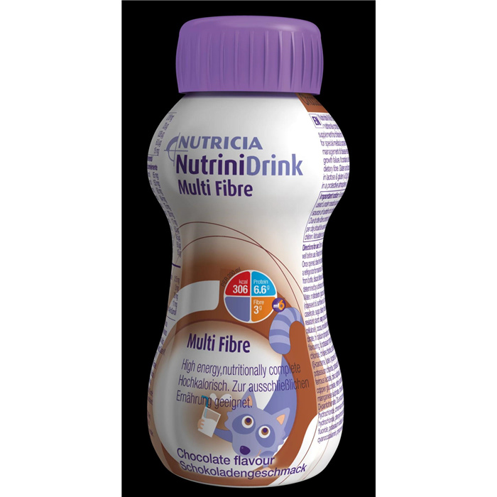 Nutrinidrink Multifibre Choco, 24 x 200 ml Nutrinidrink Multifibre Choco, 24 x 200 ml