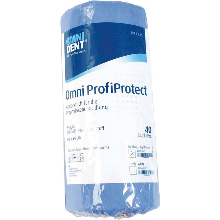 Omni ProfiProtect - Roll of 40 pieces, light blue Omni ProfiProtect - Roll of 40 pieces, light blue
