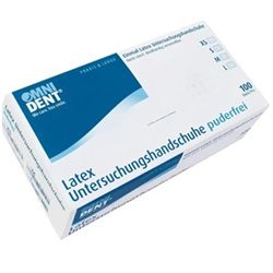 Omnident Gants Latex non poudre, Taille M, 100 pcs