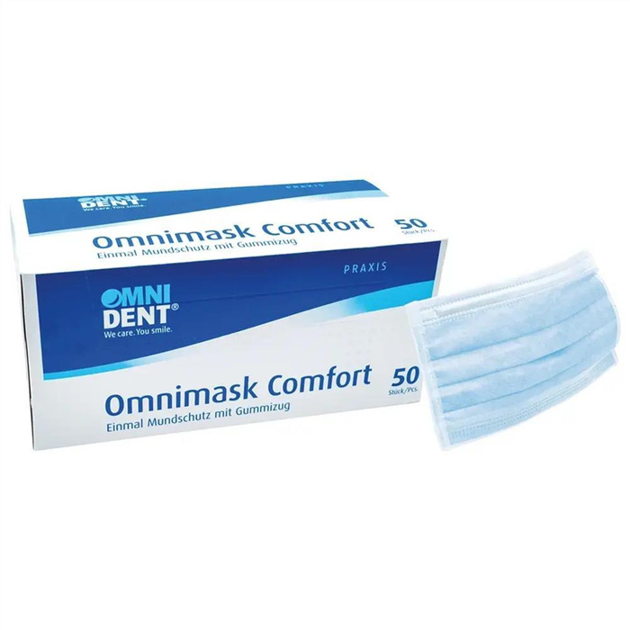 Omnimask Comfort - Pack of 50 blue with elastic band Omnimask Comfort - Pack of 50 blue with elastic band
