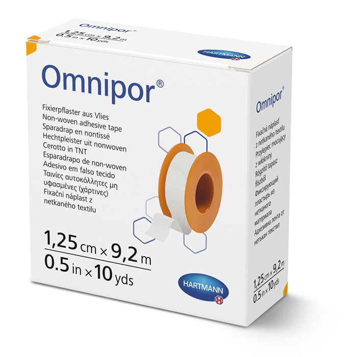 Omnipor Adhesive Tape, 1.25 cm x 9.2 m Omnipor Adhesive Tape, 1.25 cm x 9.2 m