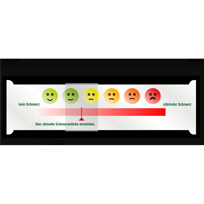 Pain ruler, pack of 25pcs. , 50 x 174 mm Pain ruler, pack of 25pcs. , 50 x 174 mm