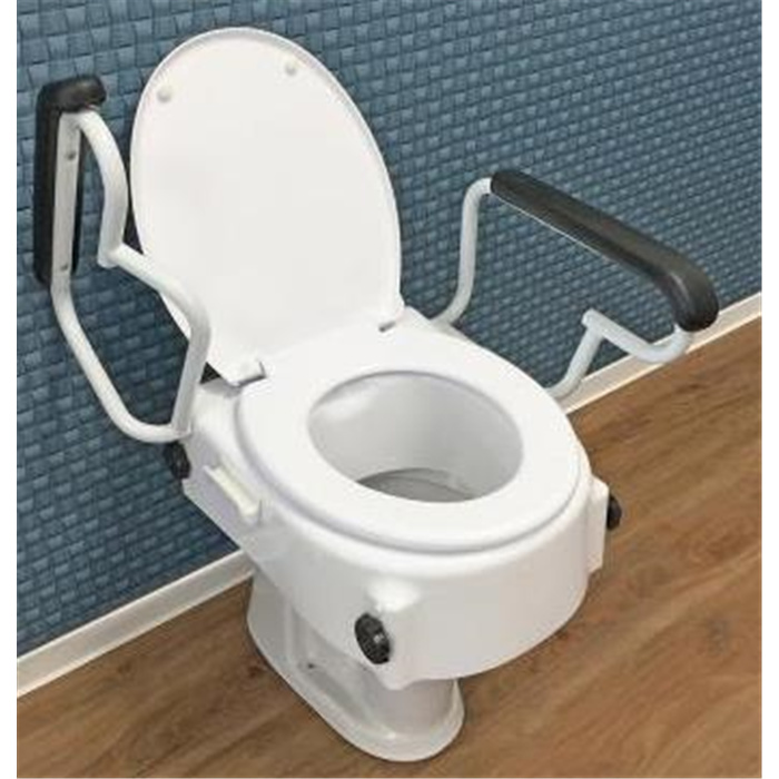 PALMA raised toilet seat with armrests and lid PALMA raised toilet seat with armrests and lid