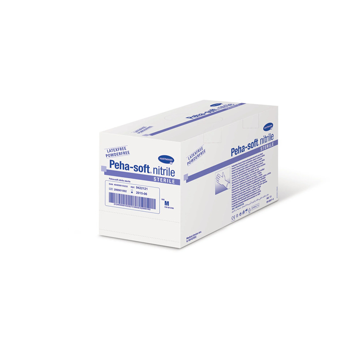 PEHA-SOFT Nitrile Gloves, Size L
50 X 2 Pairs, sterile, Powder-Free PEHA-SOFT Nitrile Gloves, Size L
50 X 2 Pairs, sterile, Powder-Free